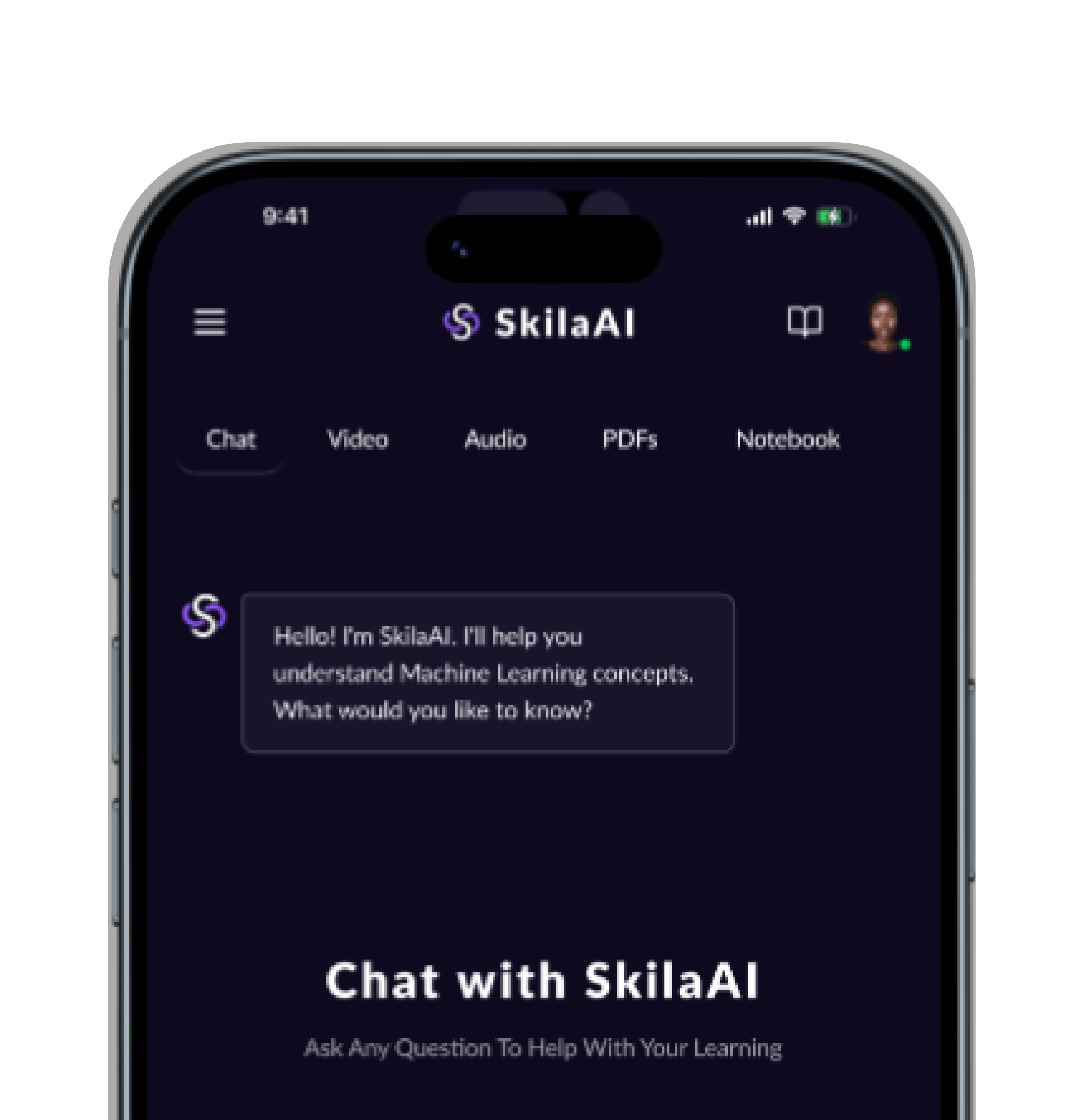 SkilaAI mobile app preview