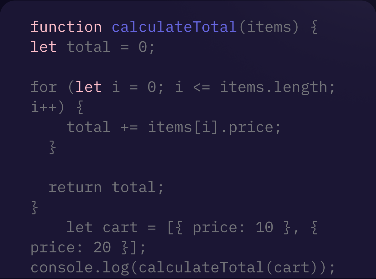 Code snippet